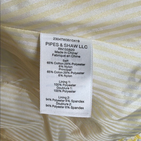 Veronica Beard Yellow and White Plaid Tweed Bryne Jacket Blazer Size 2 - Picture 7 of 11